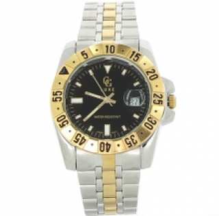 Adorable montre en métal pour homme avec boîtier gradué