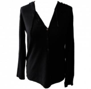 Gilet à capuche avec boutonnage