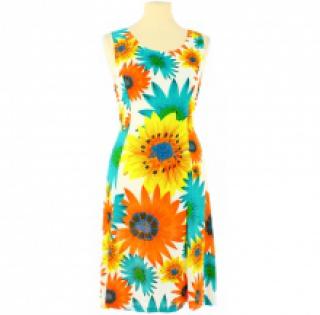 Robe évasée et imprimée fleurie