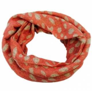 Écharpe col à pois fantaisie