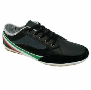 Baskets avec bandes tricolores