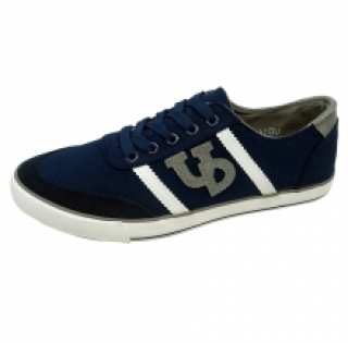 Baskets avec bandes contrastantes