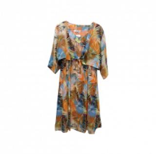 Robe fluide imprimée deux pièces