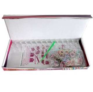 Adorable kit d’élastiques multicolores à tisser