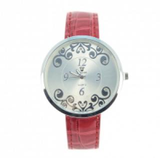 Montre bracelet ornée de motif fantaisie à strass