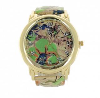 Montre-bracelet imprimée fantaisie