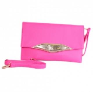 Sac à main avec rabat orné d'un détail doré