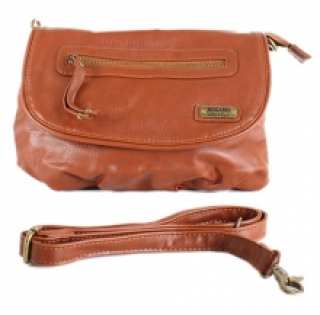 Sac à main à plis et rabat