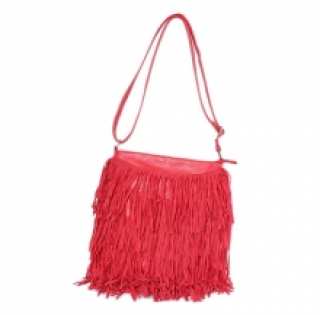 Sac à bandoulière frangé