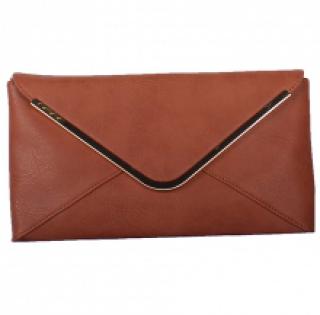 Pochette enveloppe avec bordure en métal
