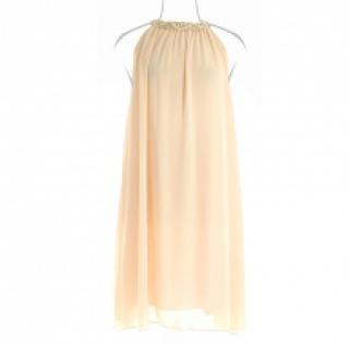 Robe loose avec col et dos décorés