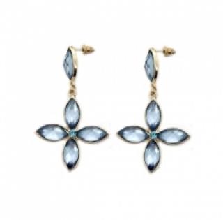 Boucles d’oreilles fashions parrées de pierres