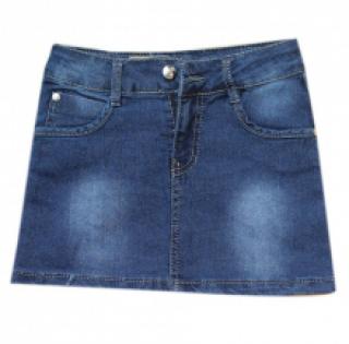 Jupe jeans délavé pour fille