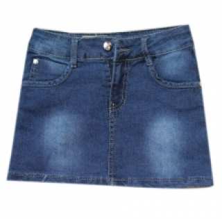 Jupe jeans délavé pour fille