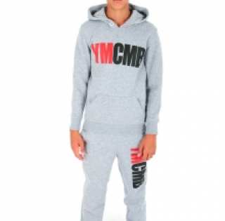 Ensemble jogging unisexe YMCMB rouge et noir