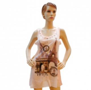 Tunique avec motif monuments de Paris