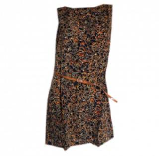 Robe imprimée fantaisie avec ceinture assortie