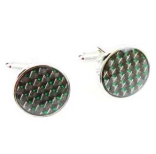 Boutons de manchette ronds fantaisie