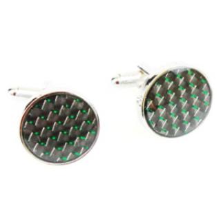 Boutons de manchette ronds fantaisie