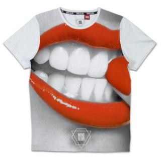 T-shirt homme avec motif lèvre