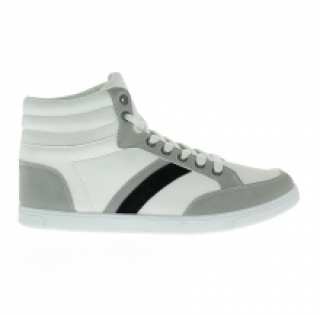 Baskets montantes avec bandes contrastantes pour homme