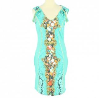 Jolie robe droite imprimée fleurie