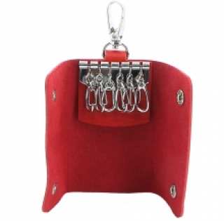 Porte-clés façon portefeuille avec 6 crochets sur le centre