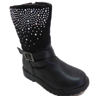 Bottine enfant à strass Réf 7526 7,90 € HT/unité