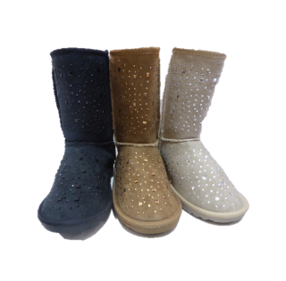 Bottine femme strass Réf 7539  7,90 € HT/unité 