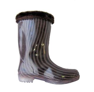 Bottines de pluie femme  Réf:8872  5.95€ HT