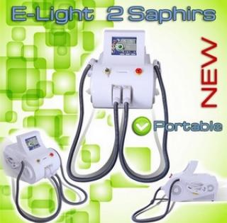 E-light portable double bras épilation et soins