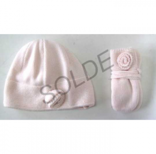 LOT ensemble 3pcs fillette hiver Réf 8927 1.80€HT/ unité