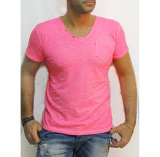 Tee shirt fluo italien VAL076