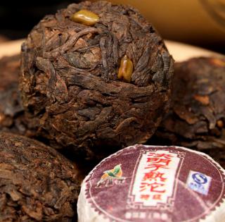 Mini tuo de thé pu-erh 12 variétés saveurs