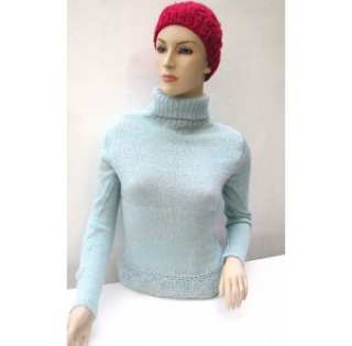 pull angora col roulé - ref.3260