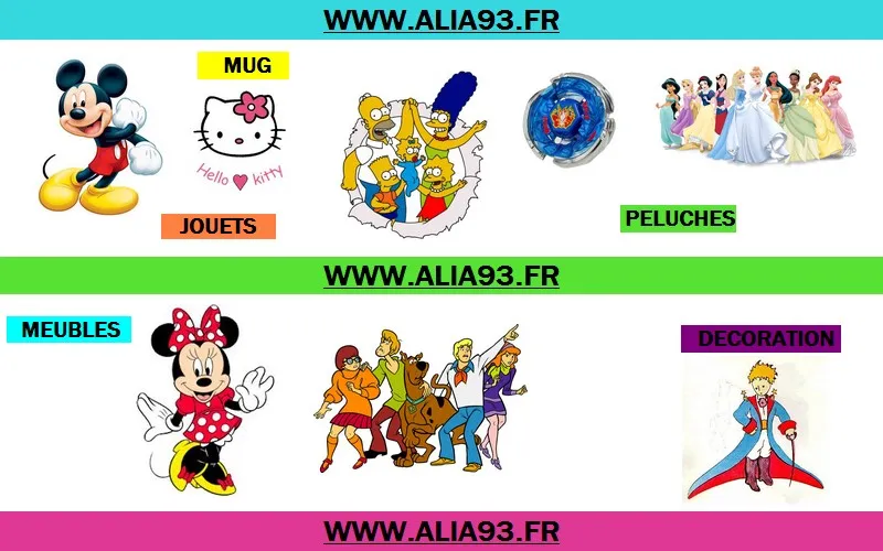 DESTOCKAGE GAMME ENFANTS / MUG/ JOUETS/ PELUCHES/ DECO/