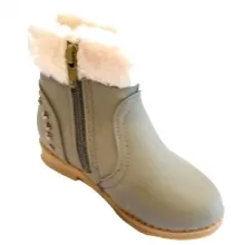 Bottines fourrées et cloutées pour enfant