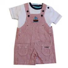 Ensemble salopette et t-shirt pour bébé garçon