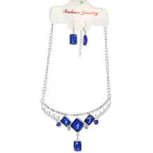 Parure glamour sertie de pierres