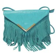 Sac à bandoulière enveloppe à franges