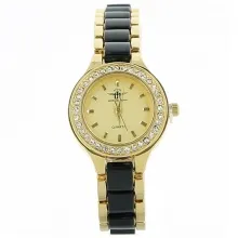 Montre bijou sertie de strass pour femme