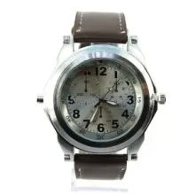 Montre bracelet pour homme avec cadran en acier