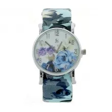 Montre-bracelet imprimée rose