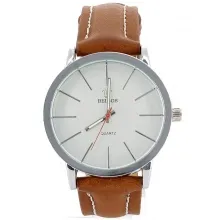 Montre-bracelet avec index en bâtonnet et mouvement quartz