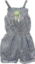 Combishort liberty orné d’une fleur