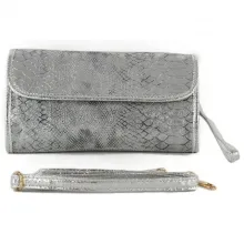 Sac à main reptile avec rabat