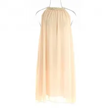 Robe loose avec col et dos décorés