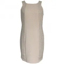 Robe droite cloutée