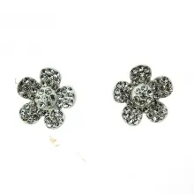 Boucles d’oreilles serties de strass