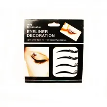Pact de décoration eye-liner avec strass